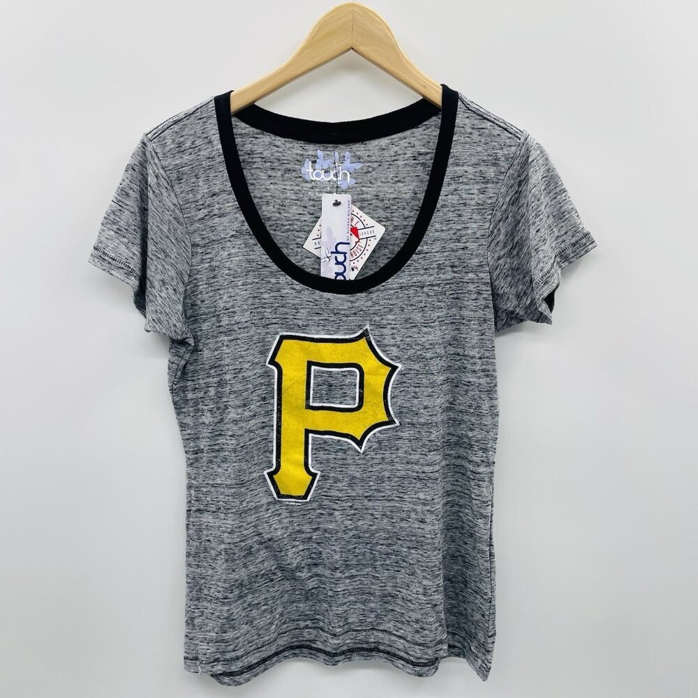 MLB Pittsburgh Pirates Baseball Touch Alyssa Milano Womens Large T-shirt 1906